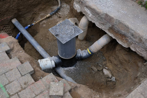 French drain system inspection